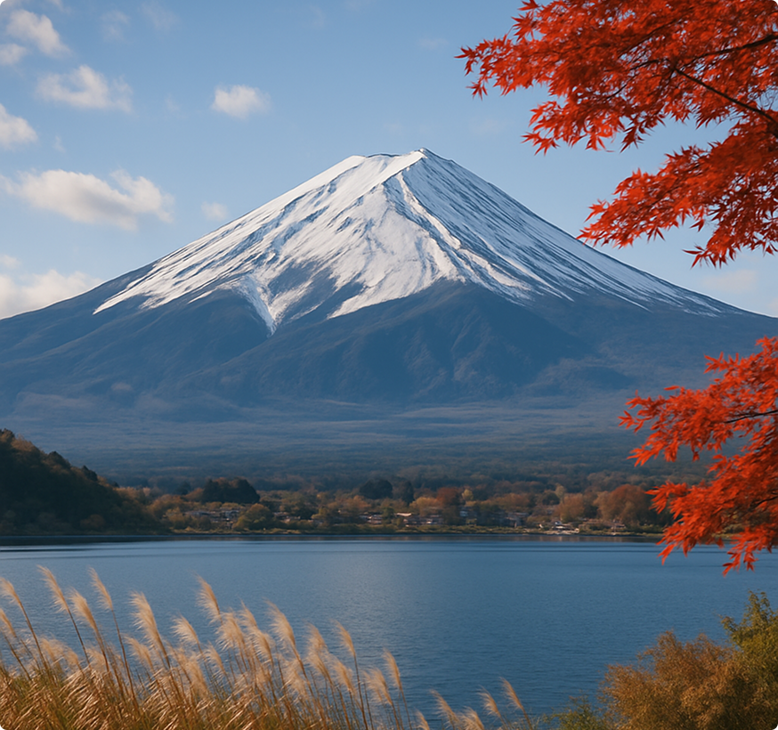 Japan mountain realistic
